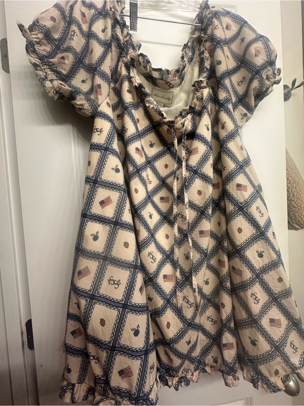 Slow Sunday Americana Blueberry dress